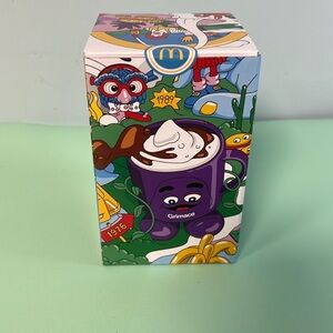 McDonalds Drinking Glass 12oz/355ml Grimace, McDonald Collectable Glass Cup, NEW